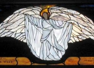 Stained Glass Angel Episcopal Church ©Cain Art Glass 2016, All Rights Reserved