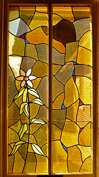 Amelia Presbyterian Church Stained Glass Detail ©Cain Art Glass 2016, All Rights Reserved